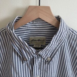 Eddie Bauer Men’s Striped Button Down Shirt